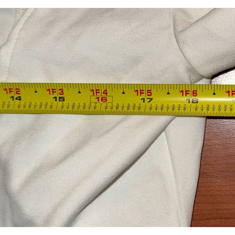 Women's XL Cropped chic White Long Sleeve Square Neck Corset Top Blouse H&M NWT‎ - Picture 7 of 12